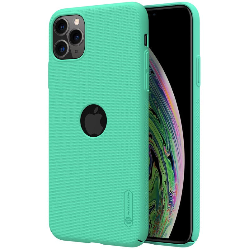 Nillkin Super Frosted Shield – Hülle für Apple iPhone 11 Pro Max mit Logo (Mintgrün)