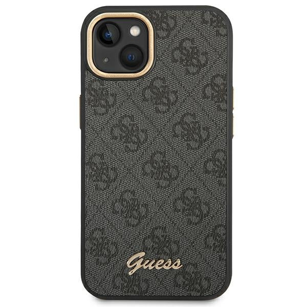 Guess 4G Metal Camera Outline Case - Case voor iPhone 14 Plus (zwart)