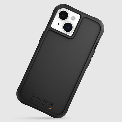 Case-Mate Ultra Tough Plus D3O MagSafe - Hülle für iPhone 15 / iPhone 14 / iPhone 13 (Schwarz)