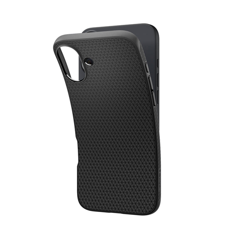 SPIGEN LIQUID AIR IPHONE 16 MAT ZWART