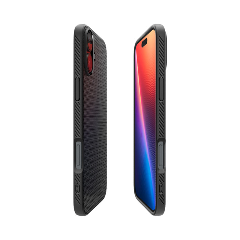 SPIGEN LIQUID AIR IPHONE 16 MAT ZWART