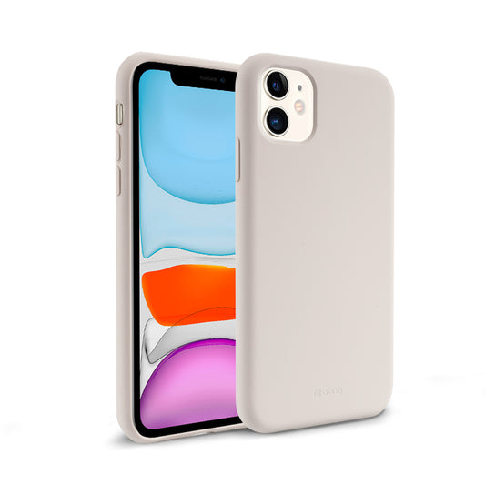 Crong Color Cover - Hoesje iPhone 11 (steen beige)