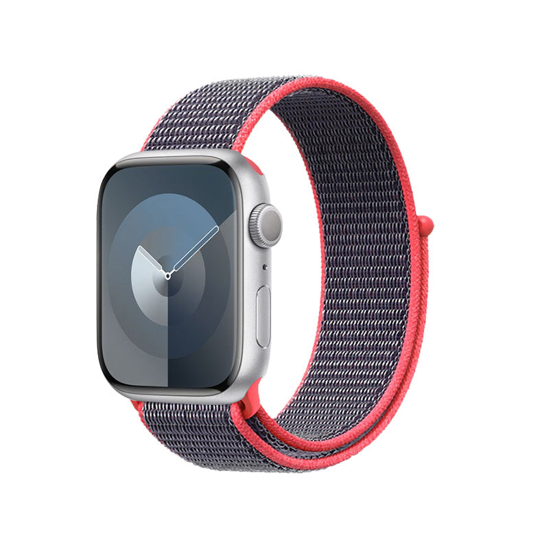 Crong Nylon Loop for Apple Watch 42/44/45mm (Electric Pink)