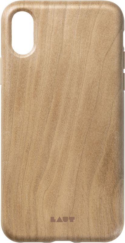 Laut PINNACLE - Case for iPhone XR with natural wood (Cherry Wood)