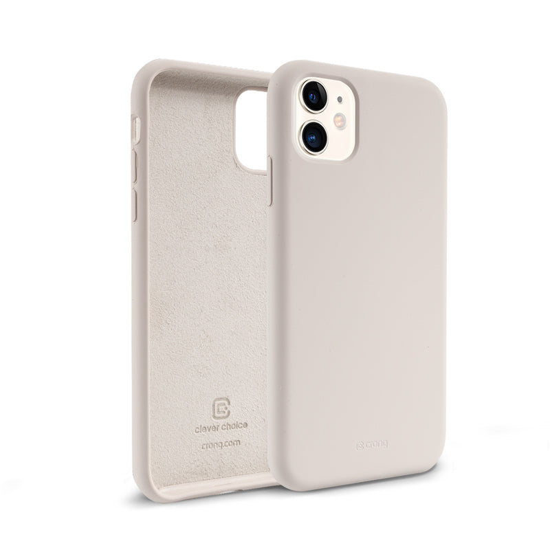 Crong Color Cover - Hoesje iPhone 11 (steen beige)