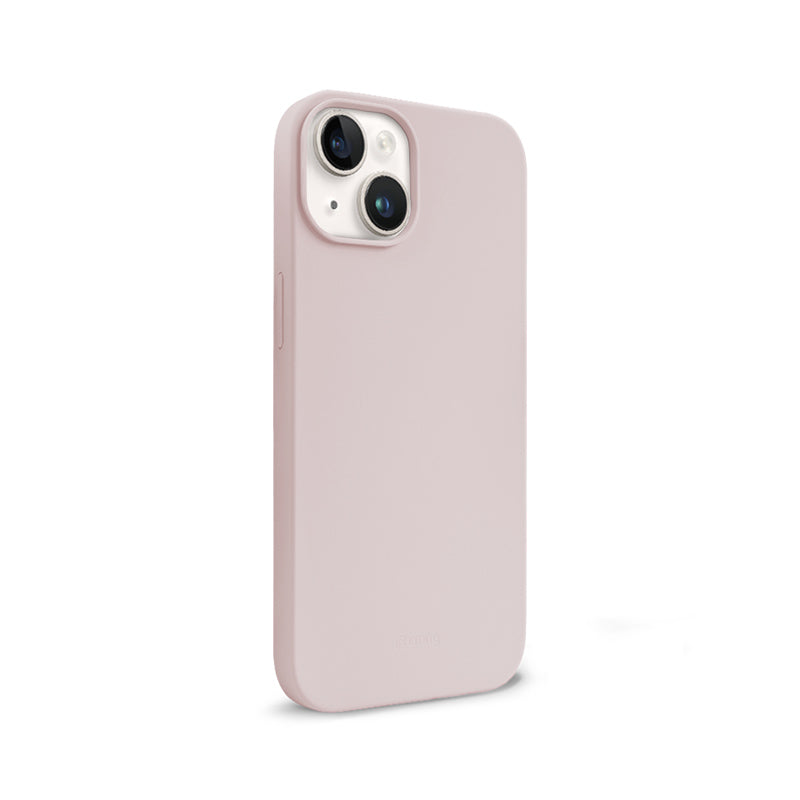 Crong Color Cover Liquid Silicone Case for iPhone 14 / 13 (Sand Pink)