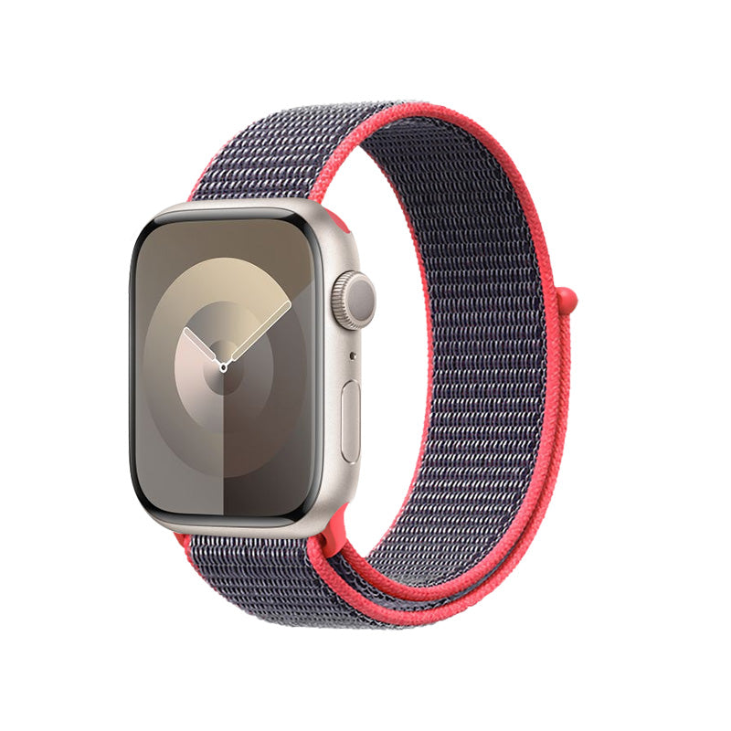 Crong Nylon Loop for Apple Watch 42/44/45mm (Electric Pink)