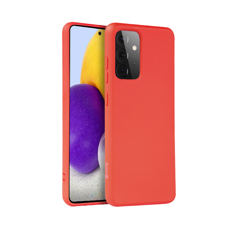 Crong Color Cover - Case for Samsung Galaxy A72 (Red)