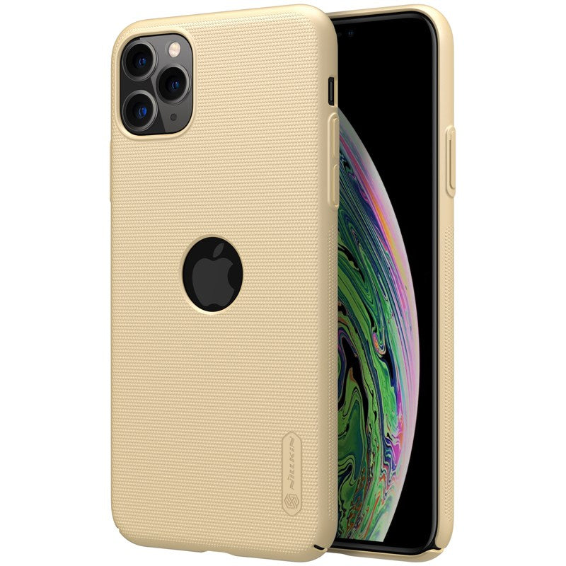 Nillkin Super Frosted Shield - Case for Apple iPhone 11 Pro Max z wyciêciem na logo (Golden)