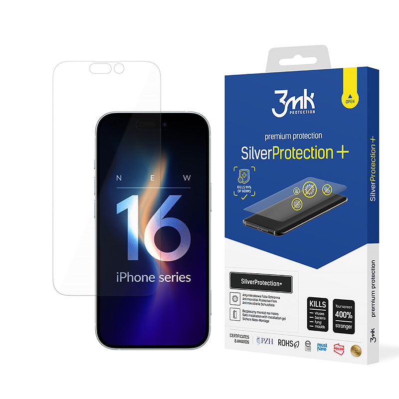 3mk SilverProtection+ - Beschermfolie voor iPhone 16