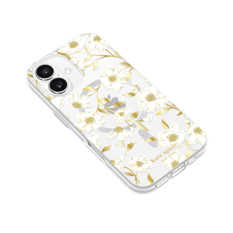 Kate Spade New York Protective Gems MagSafe - Hoesje voor iPhone 16 (Sunshine Floral)