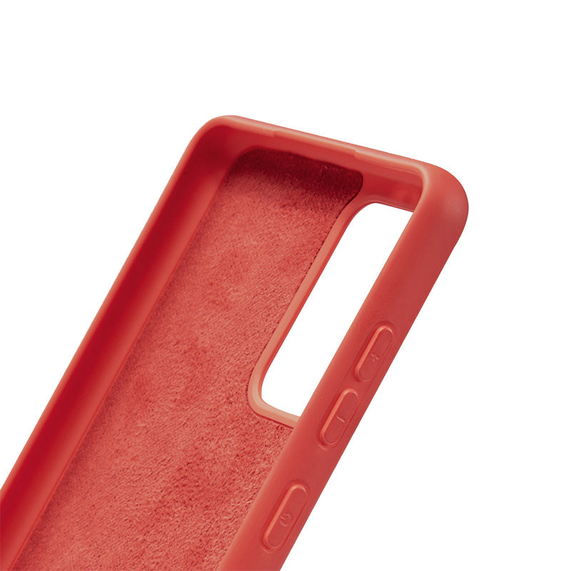 Crong Color Cover - Case for Samsung Galaxy A72 (Red)