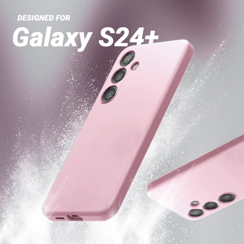 Crong Color Cover - Hoesje voor Samsung Galaxy S24+ (Roze)