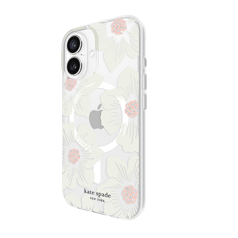 Kate Spade New York Protective MagSafe - Hoesje voor iPhone 16 (Hollyhock Floral)