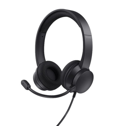 Trust Ayda – Headset mit Mikrofon USB-A/USB-C &amp; ENC (Schwarz)
