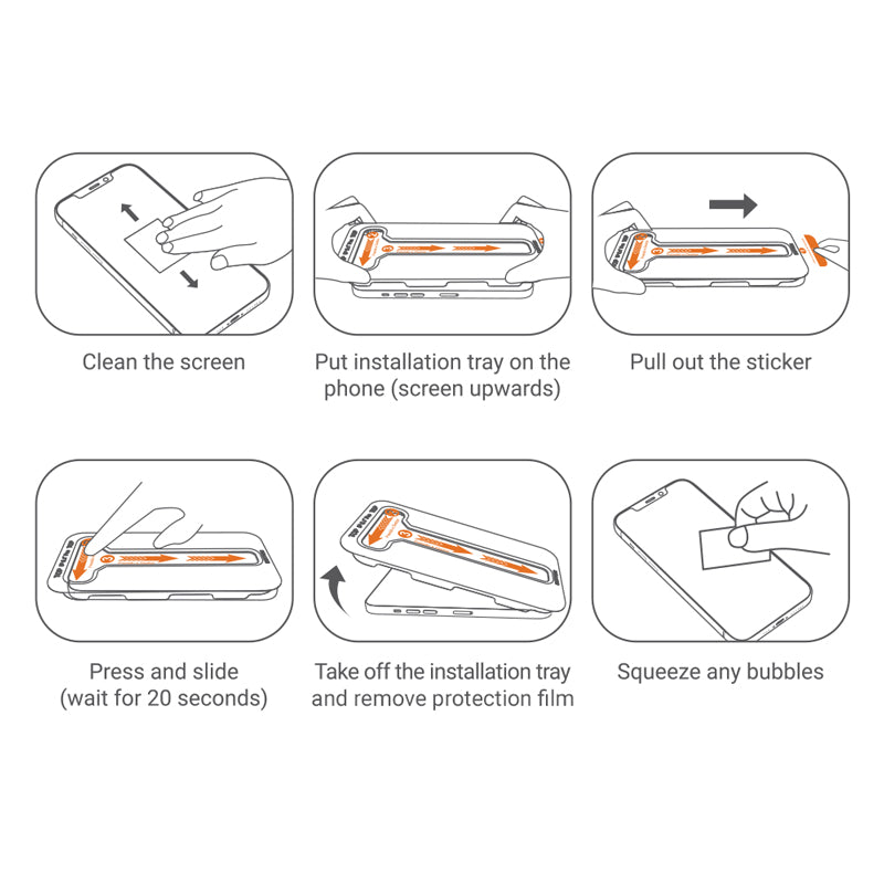 Crong EasyShield 2-Pack - Gehard glas voor Samsung Galaxy S24 (2 stuks)