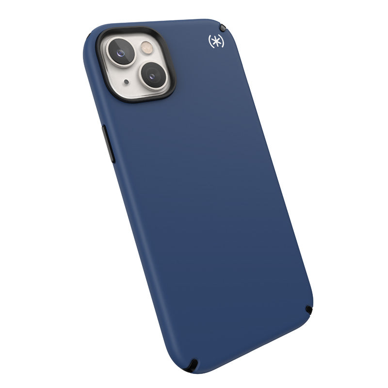 Speck Presidio2 Pro - Case for iPhone 15 Plus / 14 Plus with MICROBAN coating (Coastal Blue / Black / White)