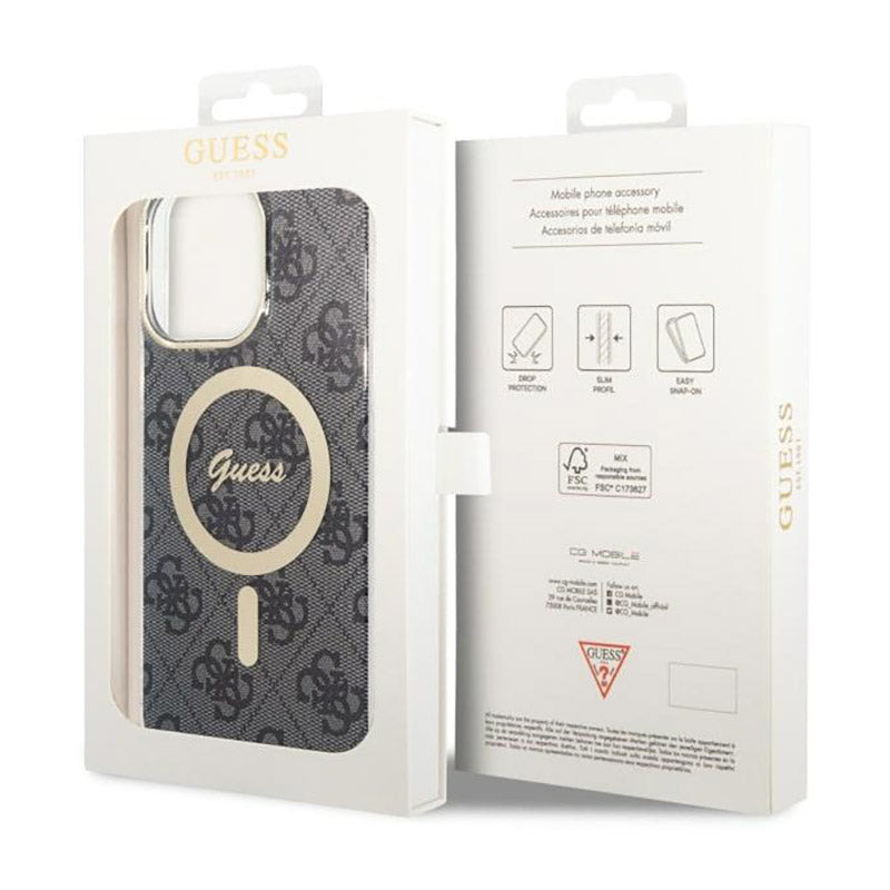 Guess 4G MagSafe - Case for iPhone 14 Pro Max (Black)