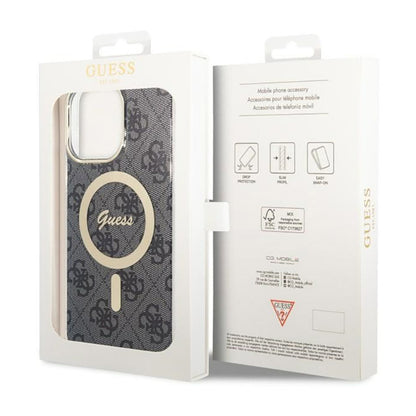 Guess 4G MagSafe - Case for iPhone 14 Pro Max (Black)