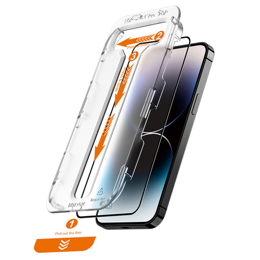 Crong EasyShield 2-Pack - Gehard glas voor iPhone 14 Pro (2 stuks)