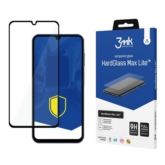 3mk HardGlass Max Lite - Gehard glas voor Samsung Galaxy A15 5G (zwart)