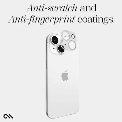 Case-Mate Sparkle Lens Protector – Schutzglas für iPhone 15 / iPhone 15 Plus Kamera (Twinkle)