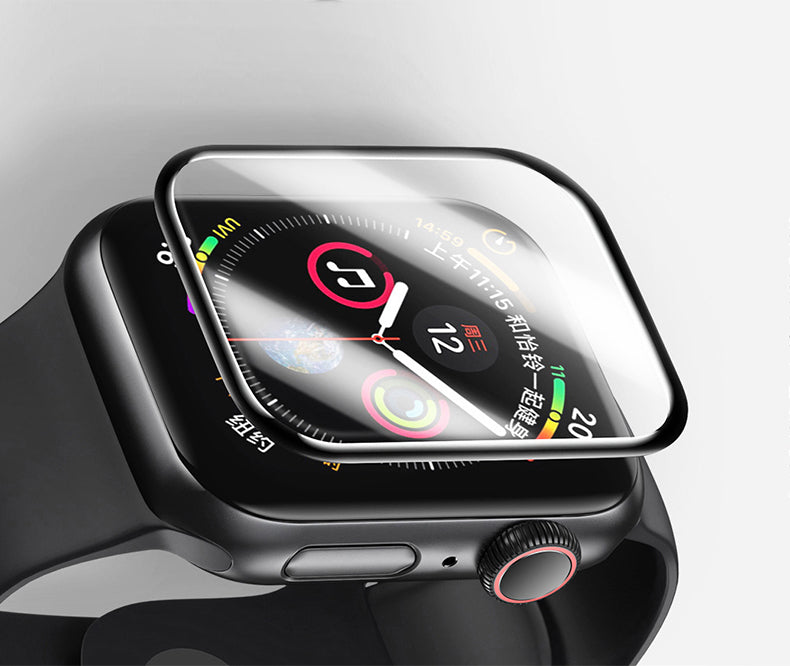 Mocolo 3D Glass Full Glue - Beschermglas voor Apple Watch 7/8 scherm 45 mm