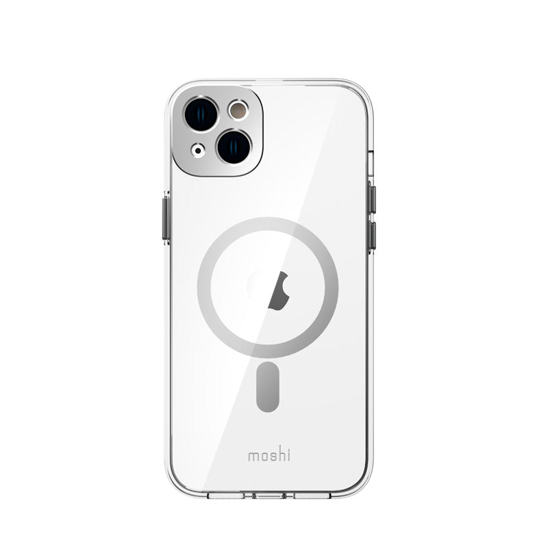 Moshi iGlaze MagSafe - hoesje voor iPhone 14 Max (zilver)