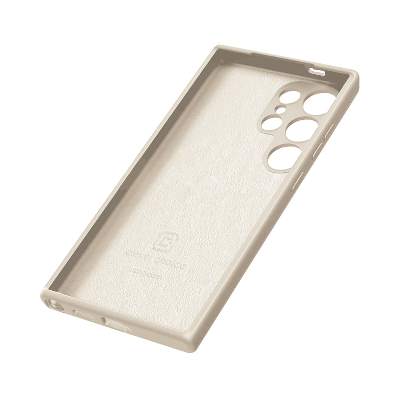 Crong Color Cover - Hoesje Samsung Galaxy S24 Ultra (Beige)