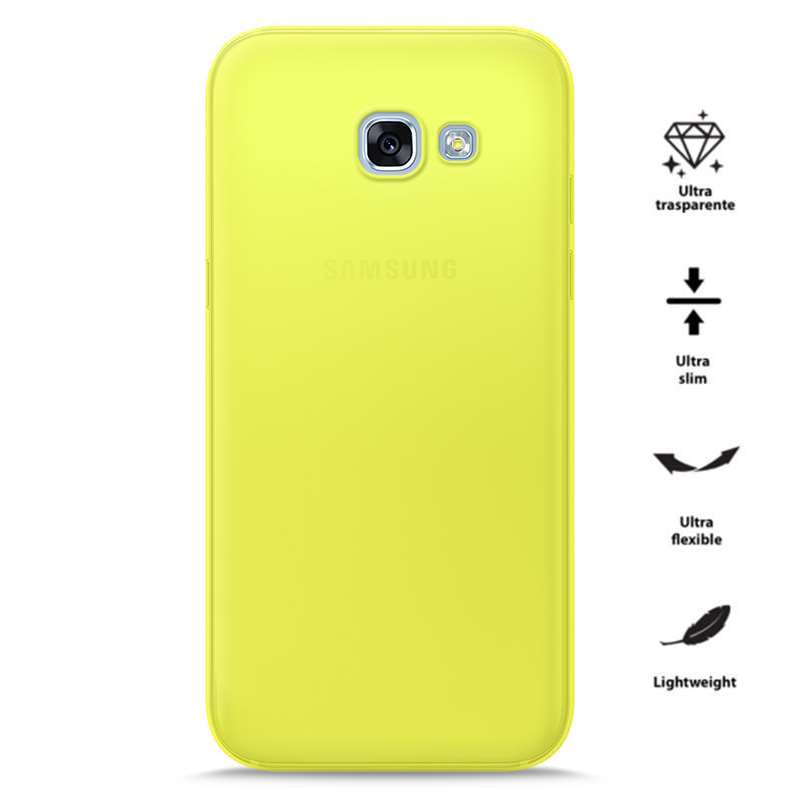 PURO 0.3 Nude - Case voor Samsung Galaxy A3 (2017) (fluo geel)