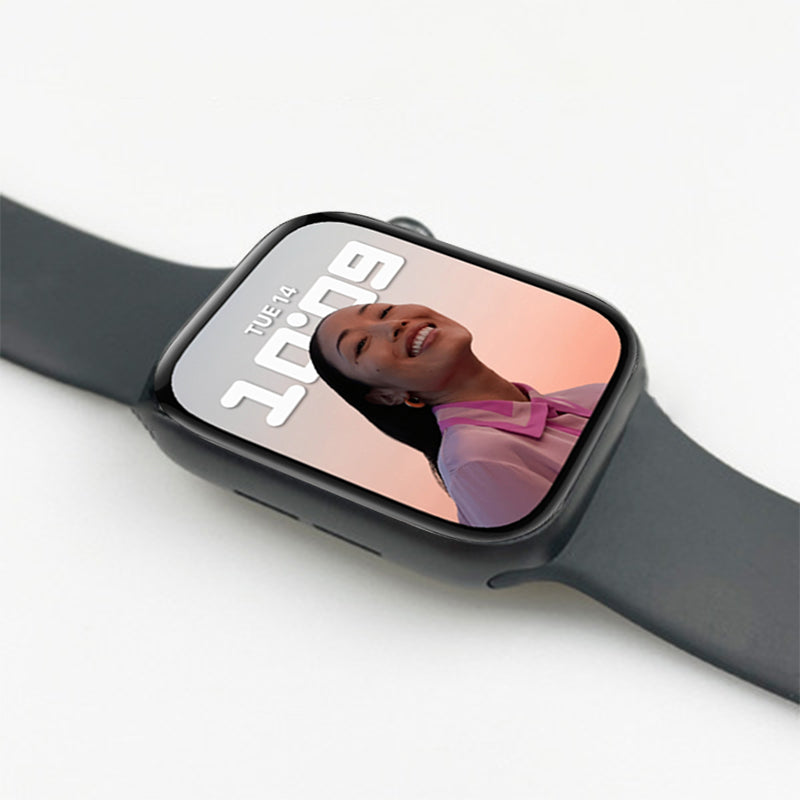 Mocolo 3D Glass Full Glue - Beschermglas voor Apple Watch 7/8 scherm 45 mm