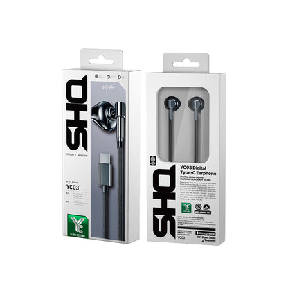 WEKOME YC03 SHQ Series - USB-C wired headphones (Tarnish)
