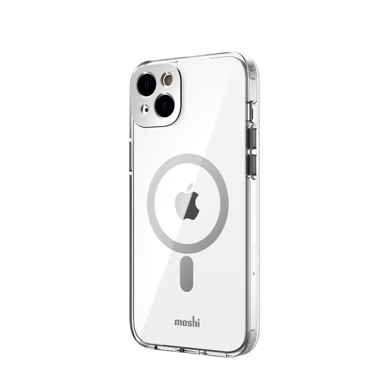 Moshi iGlaze MagSafe - hoesje voor iPhone 14 Max (zilver)