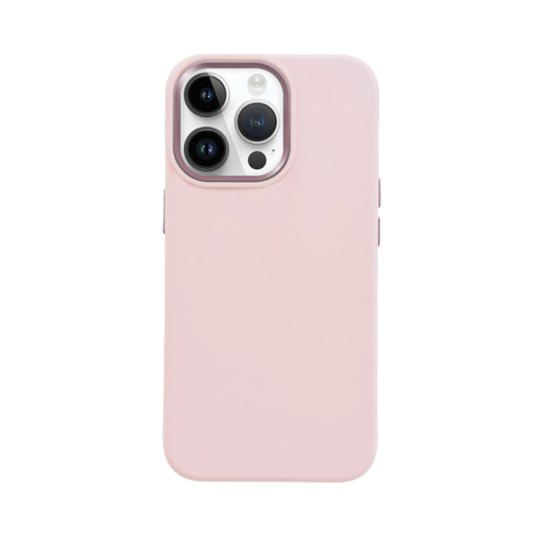 Crong Color Cover LUX Magnetic - Hülle für iPhone 15 Pro MagSafe (Rosa)