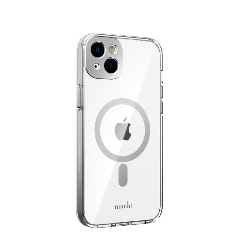 Moshi iGlaze MagSafe - hoesje voor iPhone 14 Max (zilver)