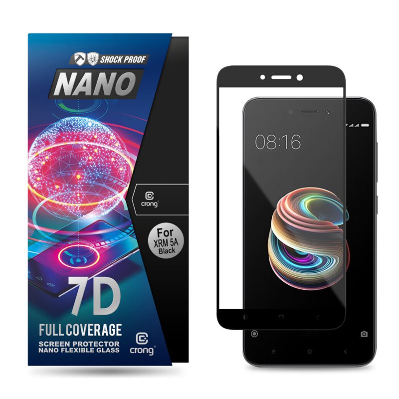 Crong 7D Nano Flexible Glass  Full Coverage Hybrid Screen Protector 9H Xiaomi Redmi 5A