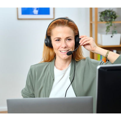 Trust Ayda – Headset mit Mikrofon USB-A/USB-C &amp; ENC (Schwarz)
