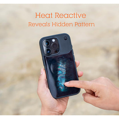 STM Reveal Warm MagSafe - Anti-stress case for iPhone 15 (Black Realm)