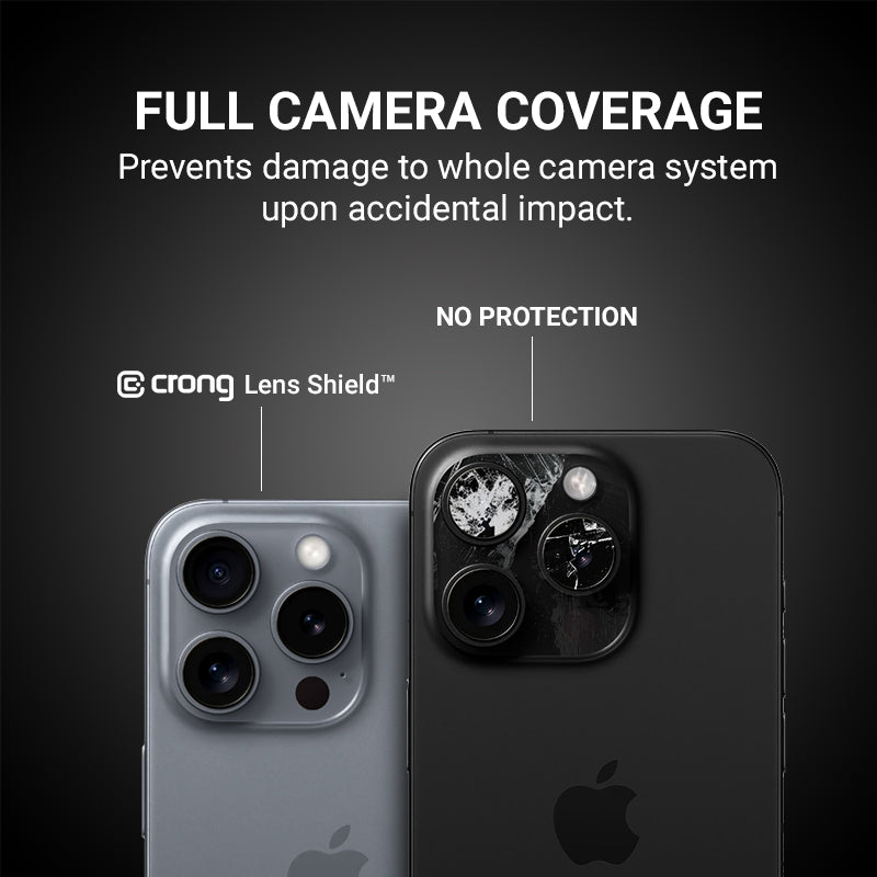 Crong Lens Shield - Glas voor camera en lens iPhone 16 / iPhone 16 Plus