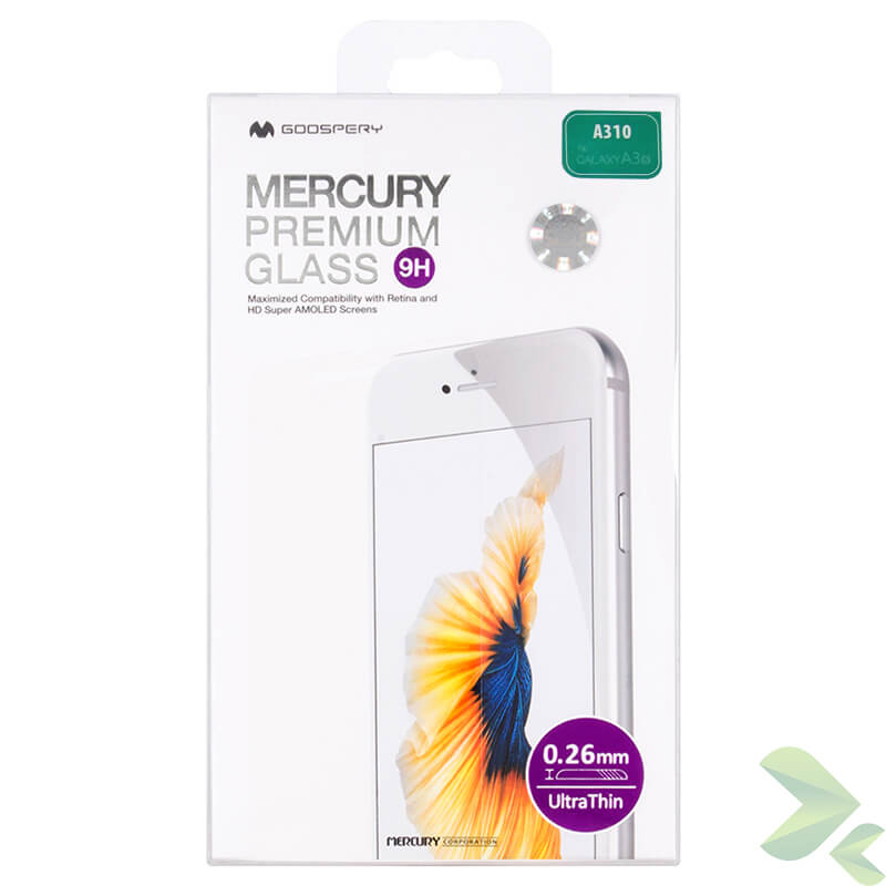 Mercury Premium Glass - Screenprotector van gehard glas 9H voor Samsung Galaxy A3 (2016)