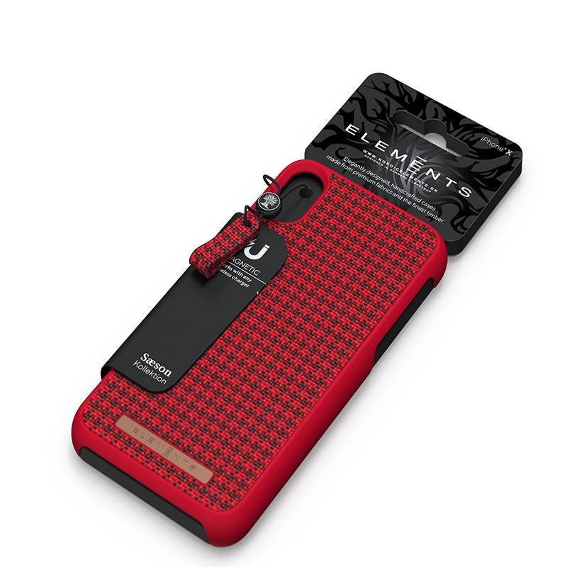 Nordic Elements Saeson Idun - Case for iPhone Xs Max (Red)