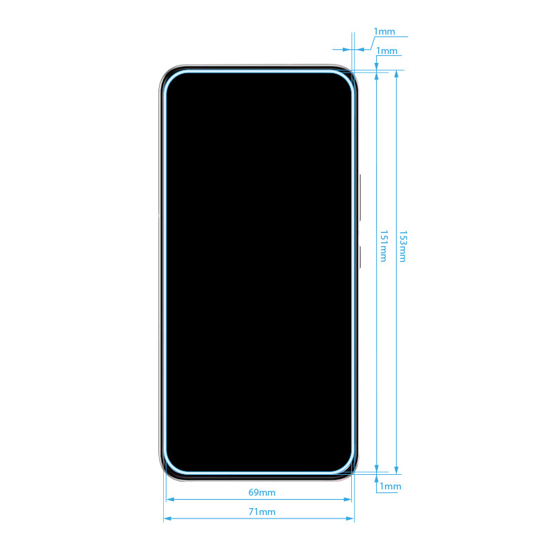 Crong 7D Nano Flexible Glass – Hybrid-Displayschutz mit vollständiger Abdeckung 9H Samsung Galaxy S22+