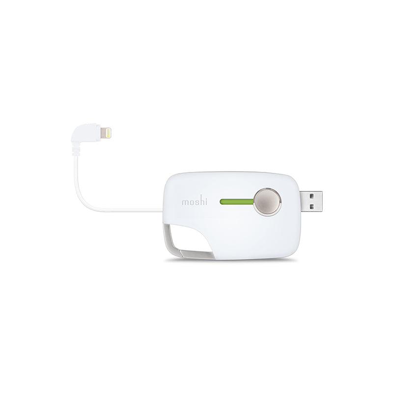 Moshi Xync Lightning - Multifunctioneel accessoire voor synchroniseren en opladen (wit)