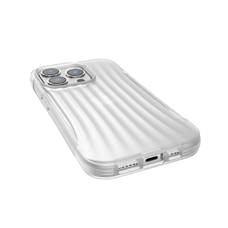 X-Doria Raptic Clutch - Biologisch afbreekbaar hoesje voor iPhone 14 Pro (valtest op 3 m) (helder)