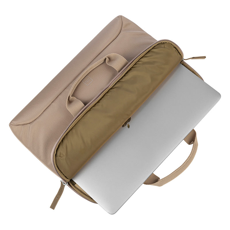 Tucano Smilza Super Slim Bag - MacBook Air 15" / Air / Pro 13" / Notebook 13" / 14" tas (beige)