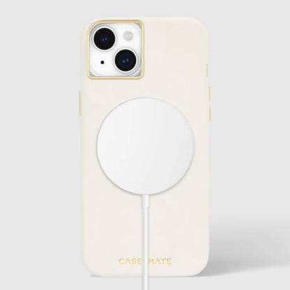 Case-Mate Silicone MagSafe - Hülle iPhone 15 Plus (Beige)