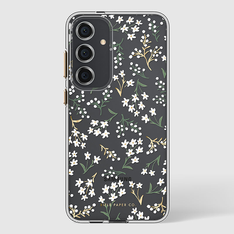 Rifle Paper Clear - Samsung Galaxy S24+ hoesje (Petite Fleurs)