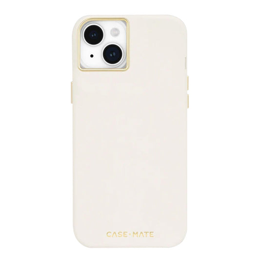 Case-Mate Siliconen MagSafe - Hoesje iPhone 15 Plus (Beige)