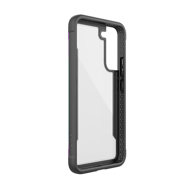 X-Doria Raptic Shield Pro - hoesje voor Samsung Galaxy S22+ 5G (antimicrobiële bescherming) (iriserend)