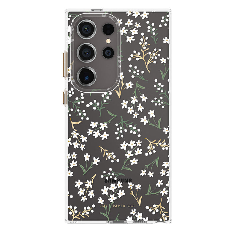 Rifle Paper Clear - Case voor Samsung Galaxy S24 Ultra (Petite Fleurs)